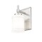 Z-Lite Cadoc 1 Light Wall Sconce, 4.5in. W x 8.75in. H, Brushed Nickel 622-1S-BN - alternate 6